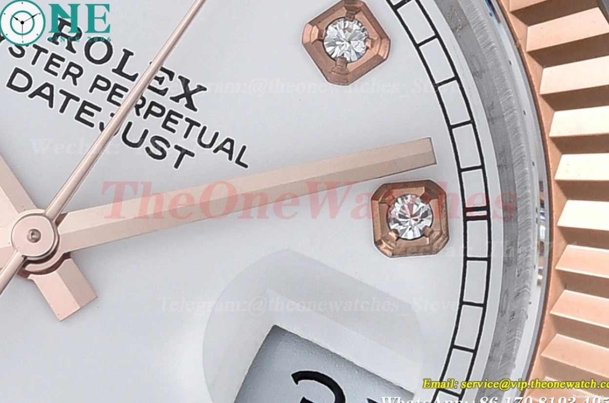 GMF SS Dia 36mm 126231 RG Datejust White A2824 0302